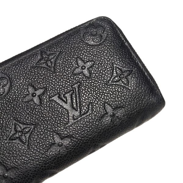 Louis Vuitton Black Monogram Empreinte Clemence Wallet