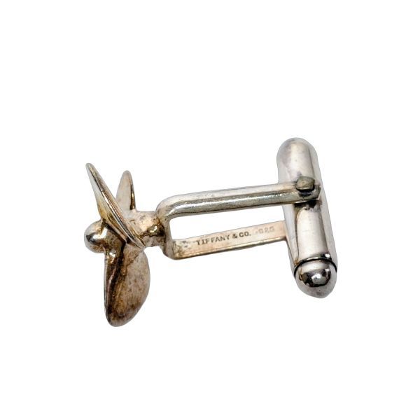 Tiffany & Co. Sterling Silver Propeller Cufflinks