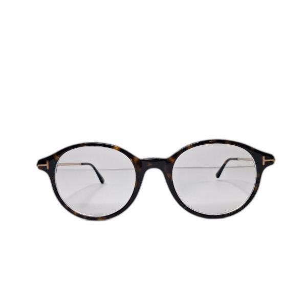 Tom Ford TF5554 Tortoiseshell Round Eyeglasses