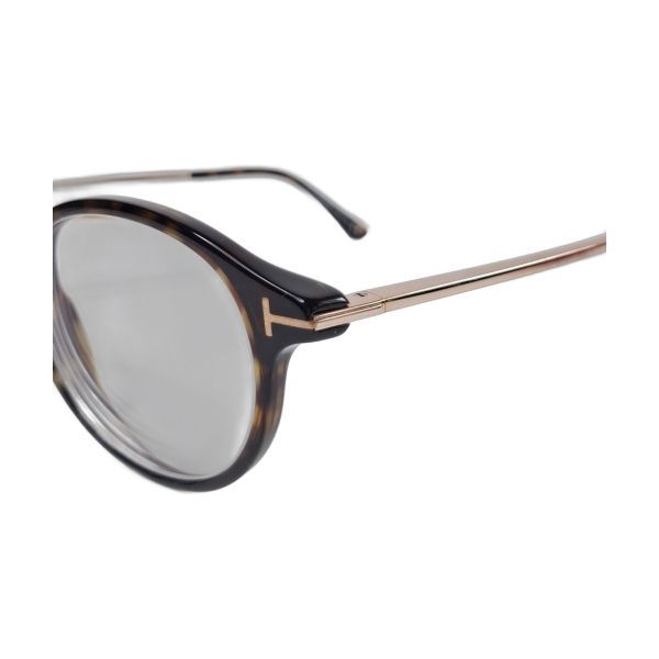Tom Ford TF5554 Tortoiseshell Round Eyeglasses
