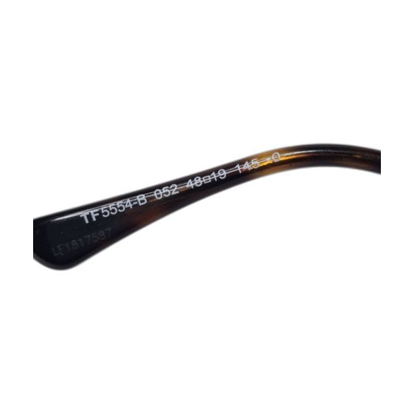 Tom Ford TF5554 Tortoiseshell Round Eyeglasses