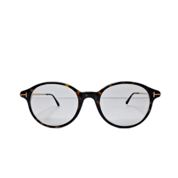 Tom Ford TF5554 Tortoiseshell Round Eyeglasses