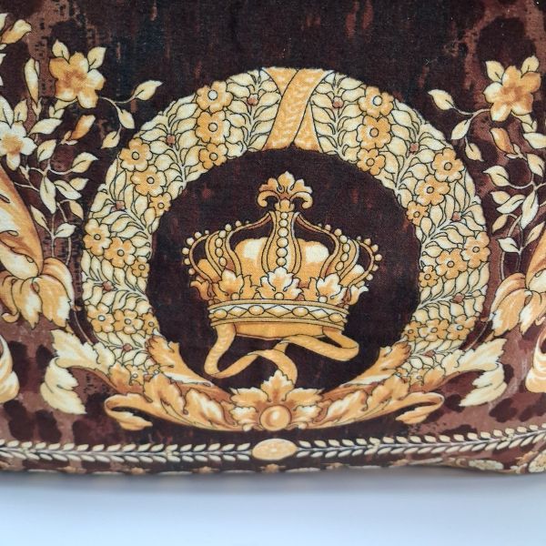 Versace Leopard Barocco Print Tote Bag