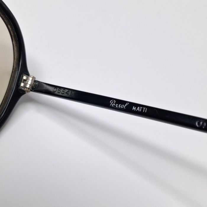 Persol Black Acetate Double-Bridge Sunglasses