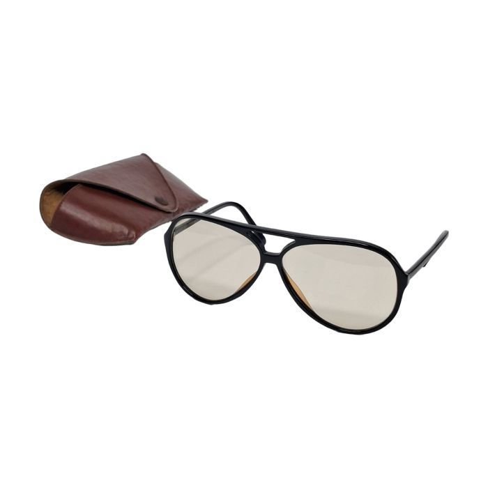 Persol Black Acetate Double-Bridge Sunglasses