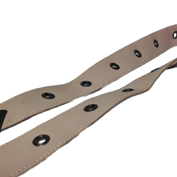 Burberry Canvas Patent Leather Belt