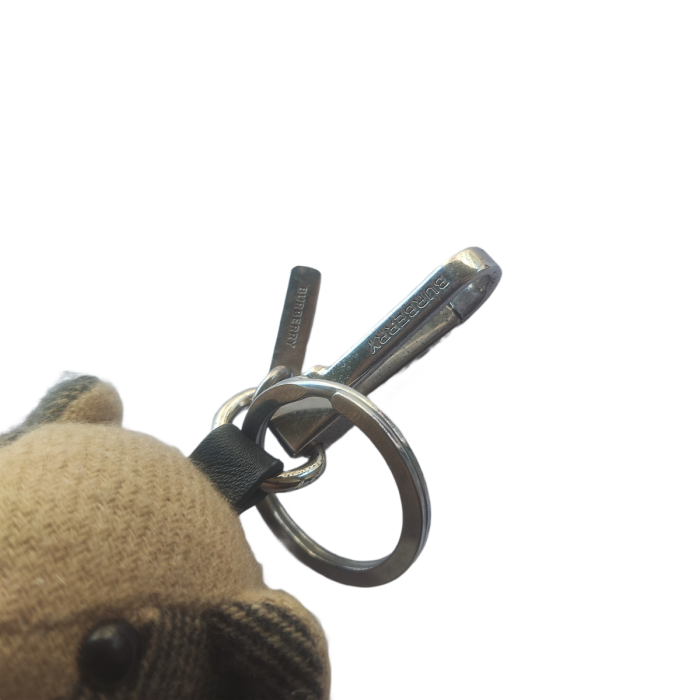 Burberry Thomas Bear In Trench Coat Beige Cashmere Bag Charm
