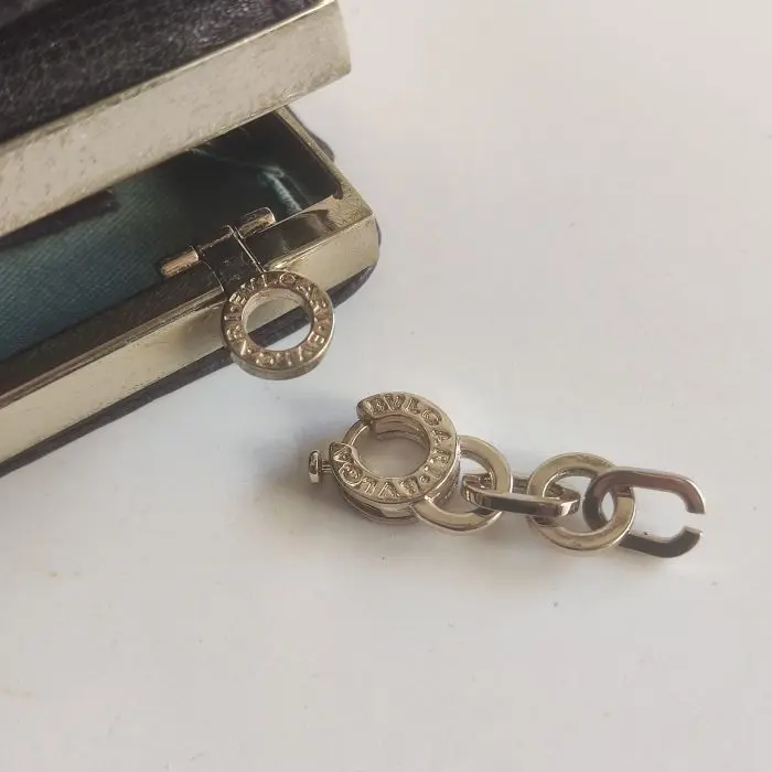 Bvlgari Python Leather Clutch 