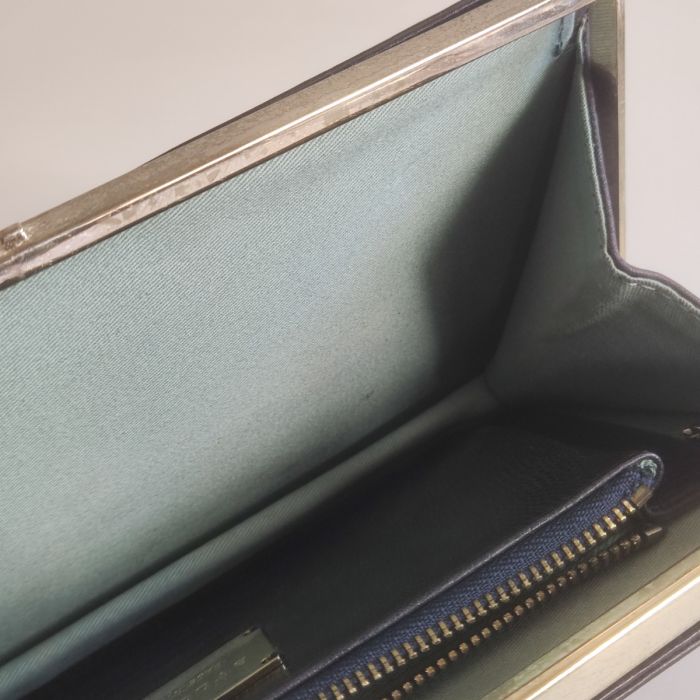 Bvlgari Python Leather Clutch 