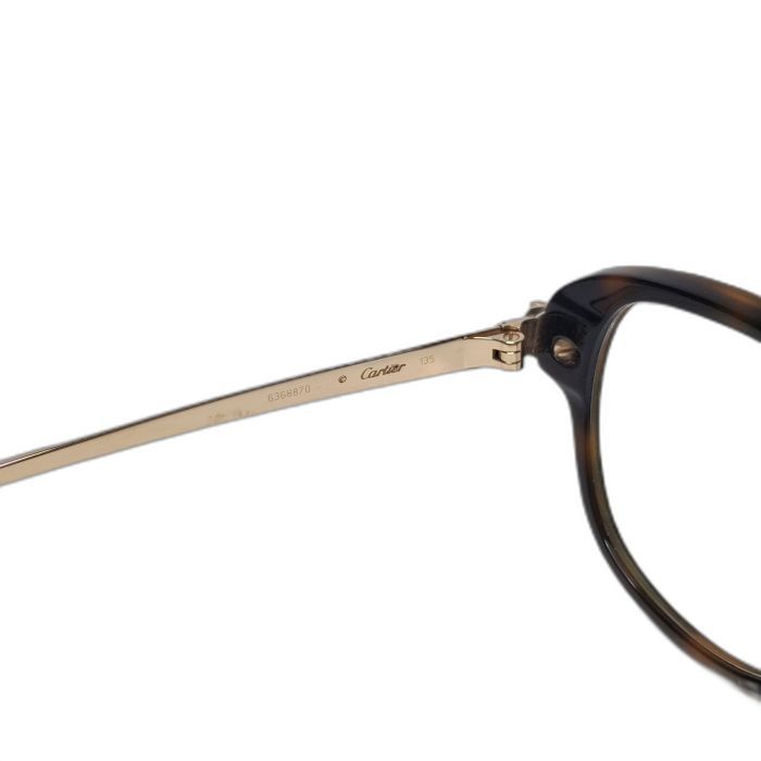 Cartier Panthère Tortoiseshell Cat-Eye Eyeglasses