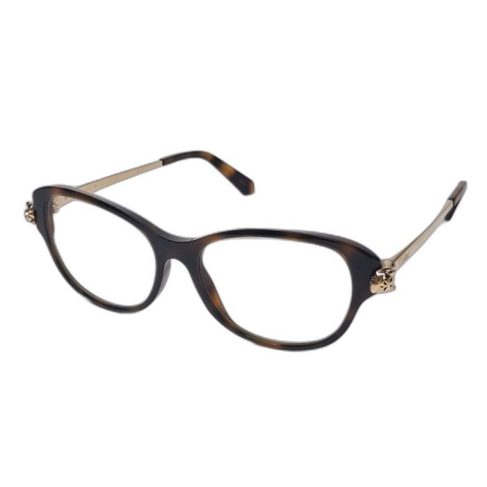 Cartier Panthère Tortoiseshell Cat-Eye Eyeglasses