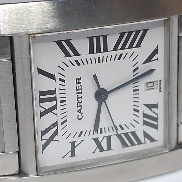 Cartier Tank Française Stainless Steel Watch