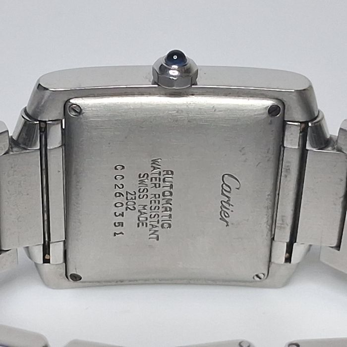 Cartier Tank Française Stainless Steel Watch