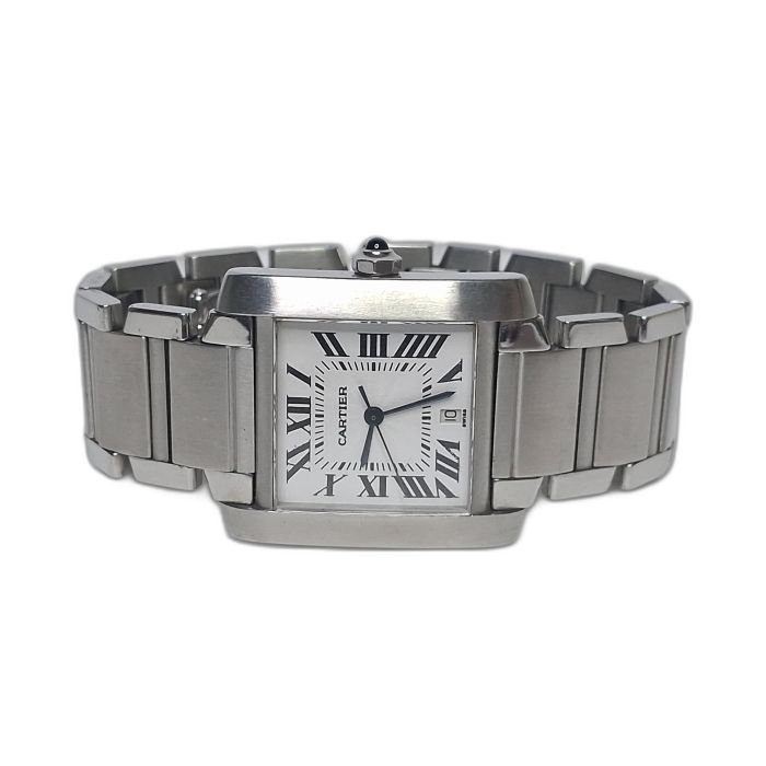 Cartier Tank Française Stainless Steel Watch