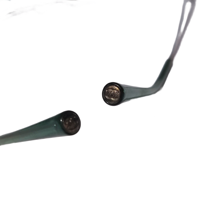 Chanel 4017-d Crystal CC Rimless Sunglasses