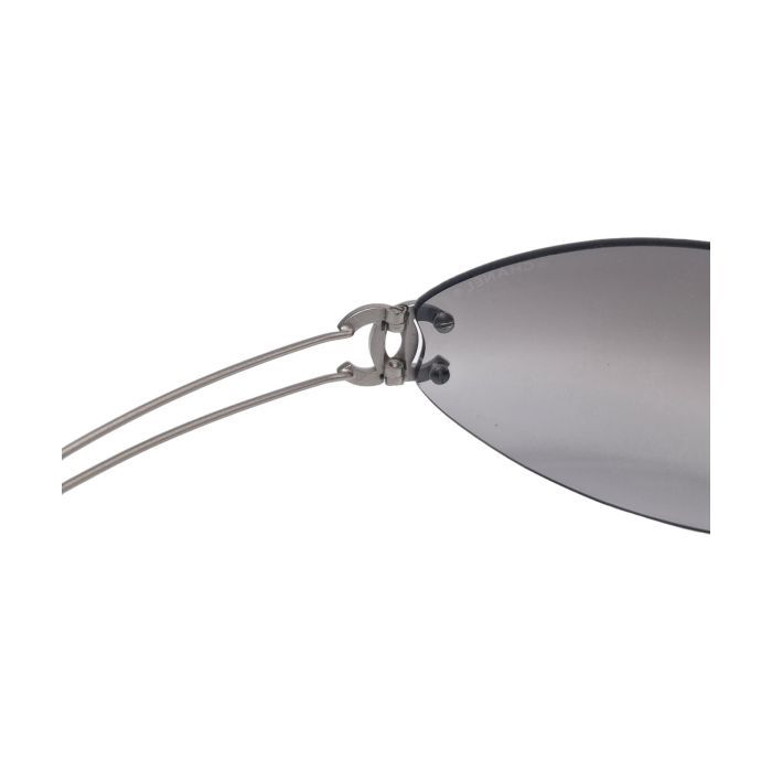 Chanel 4049-B Rimless Crystal CC Sunglasses