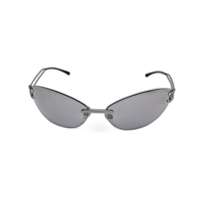 Chanel 4049-B Rimless Crystal CC Sunglasses