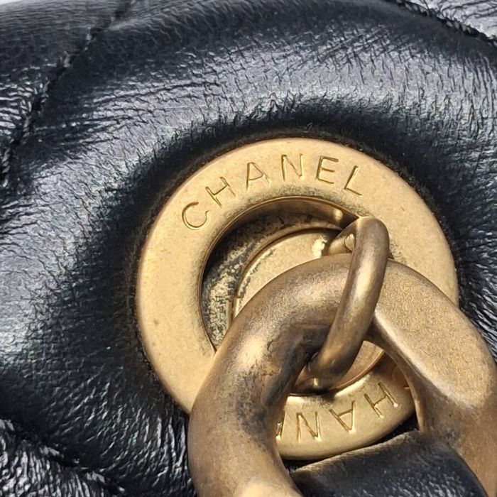 Chanel Black Quilted Lambskin Mini Flap Bag