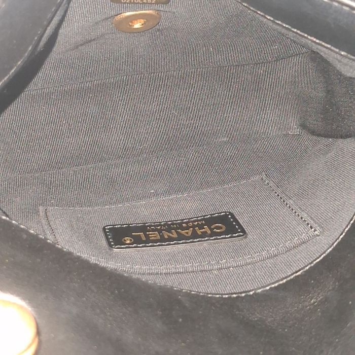 Chanel Black Quilted Lambskin Mini Flap Bag