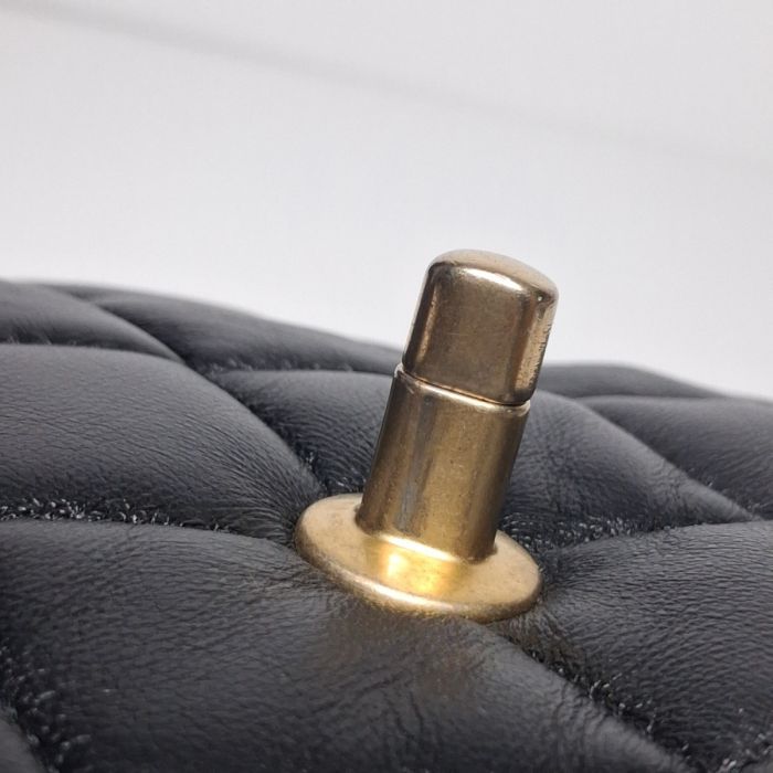 Chanel Black Quilted Lambskin Mini Flap Bag