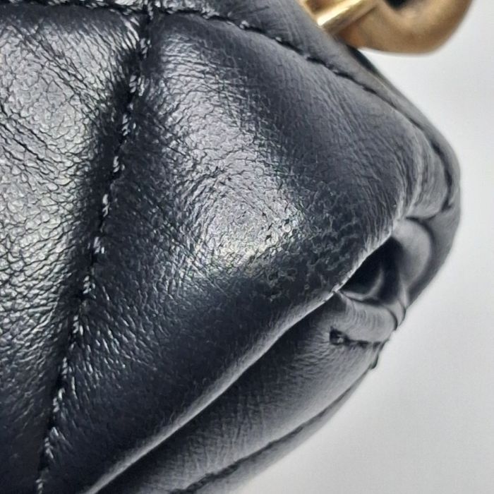 Chanel Black Quilted Lambskin Mini Flap Bag