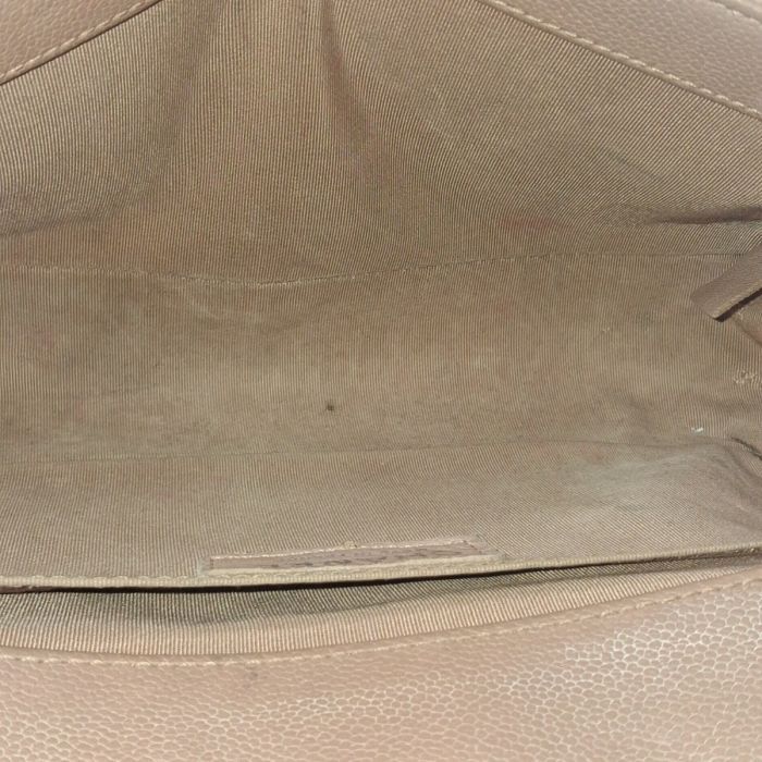 Chanel Boy Bag Tan Caviar