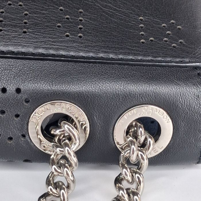 Chanel Perforated Leather Flap Bag