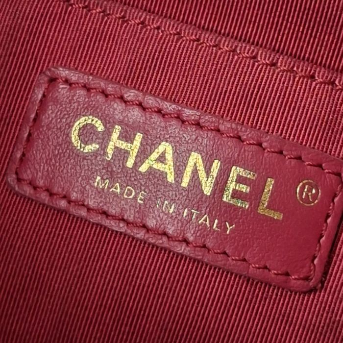 Chanel Quilted Leather Bucket Bag