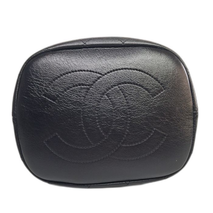 Chanel Quilted Leather Bucket Bag