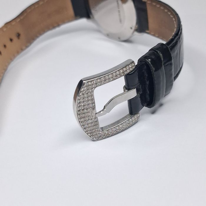 Chopard Genève Chronograph Watch with Diamond-Set Bezel