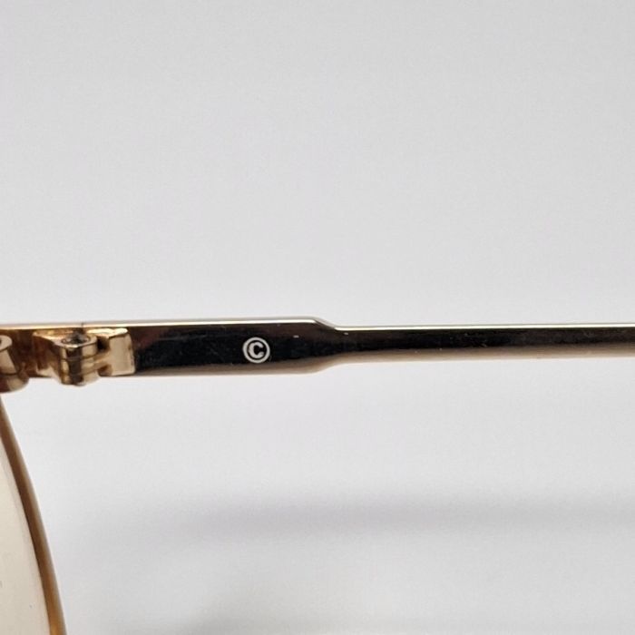 Christian Dior 2332 Gold Aviator Sunglasses