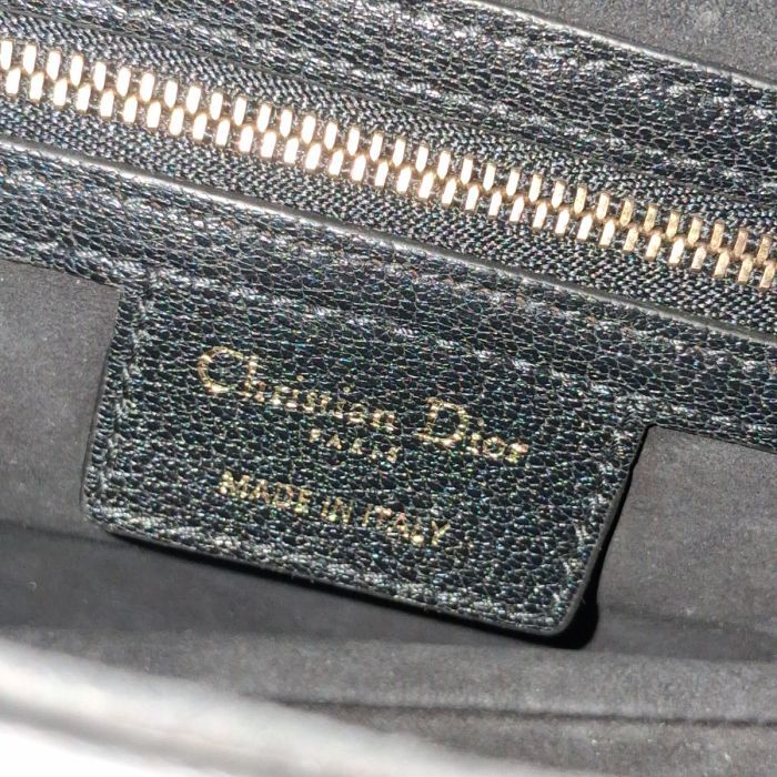 Christian Dior Black Saddle Bag