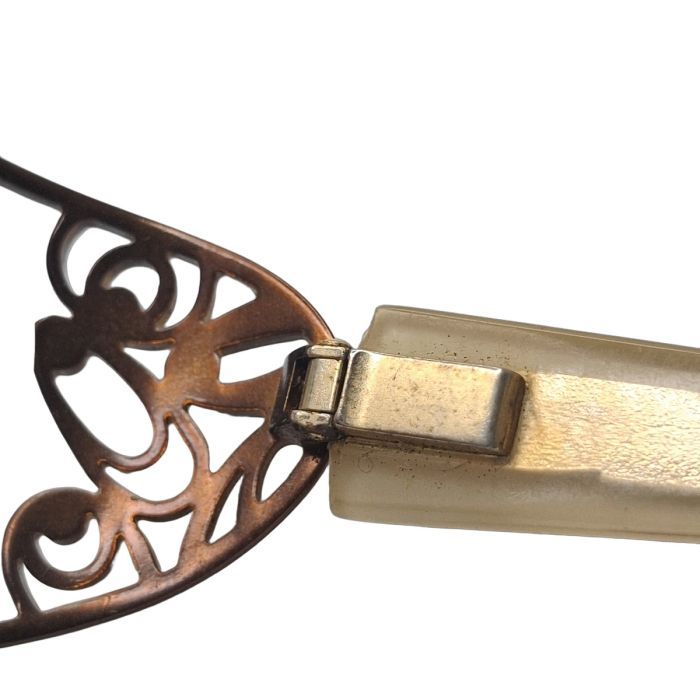 Cogan Ornate Filigree Bronze-Tone Optical Frame