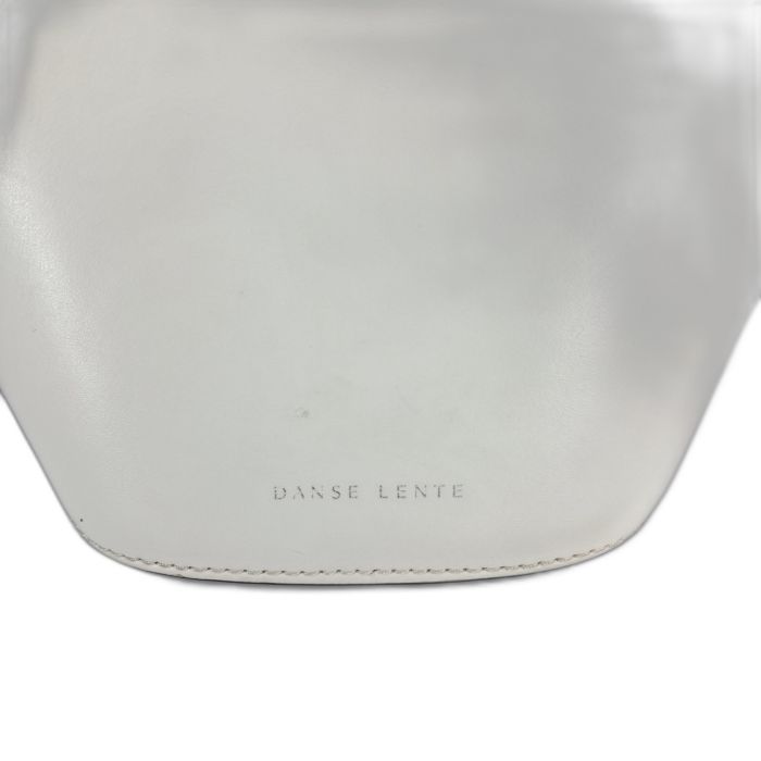 Danse Lente White Leather Bucket Bag