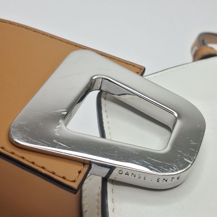 Danse Lente White Leather Bucket Bag