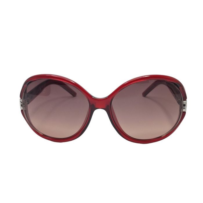 Fendi FS5153 Oval Burgundy Sunglasses