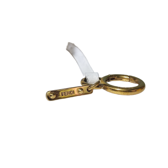 Fendi Pompom Charm Fur Pink