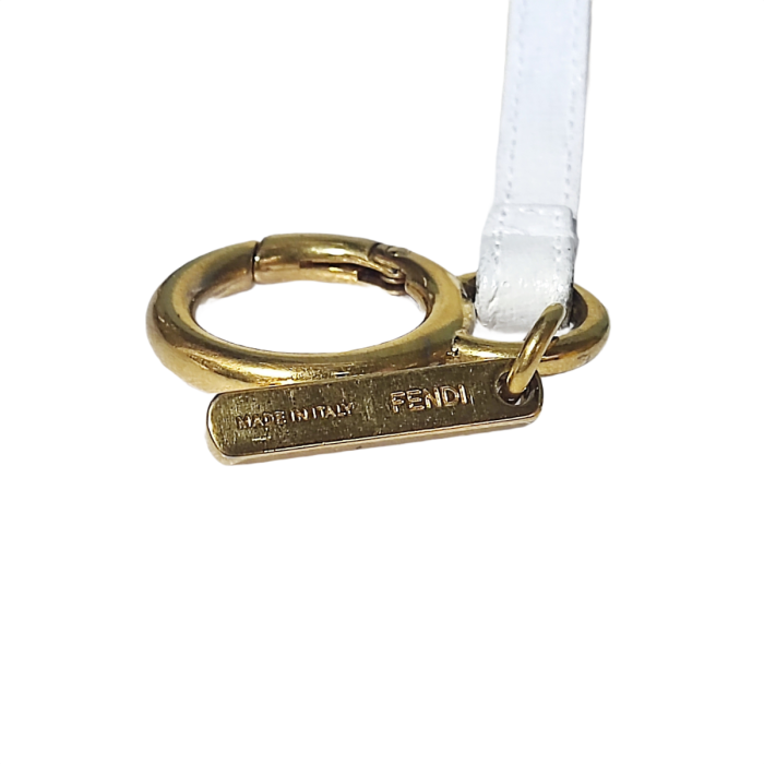 Fendi Pompom Charm Fur Pink