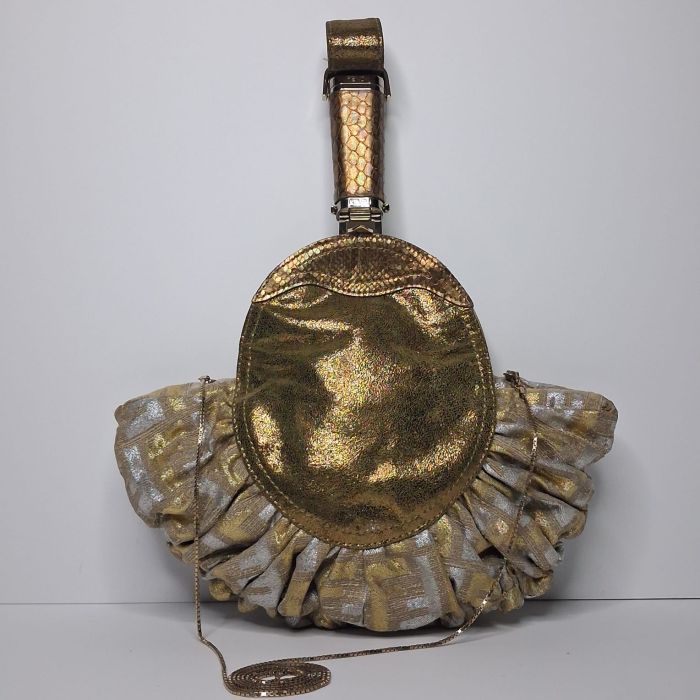 Fendi Vintage Fan Clutch