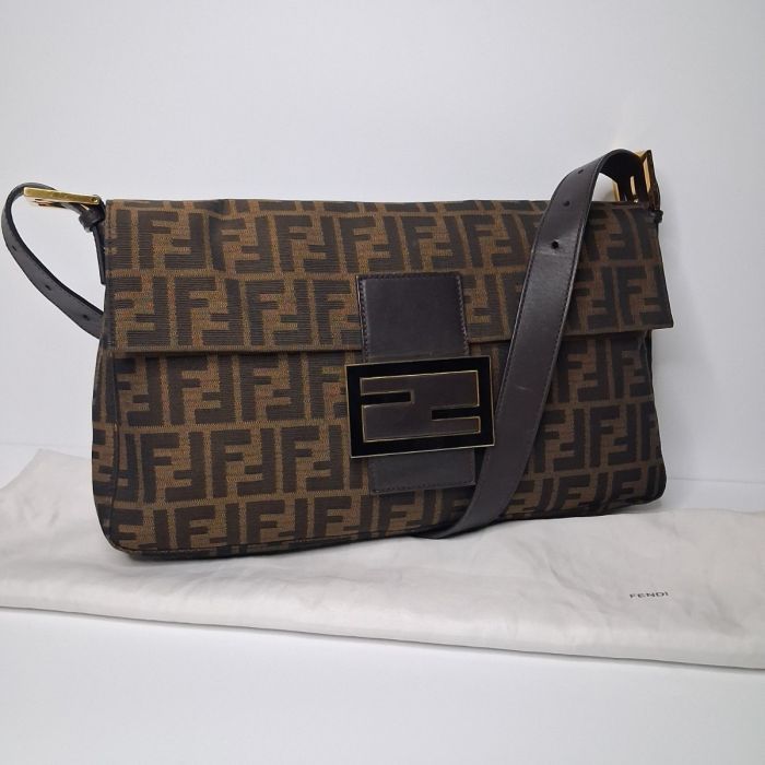 Fendi Zucca Baguette Bag