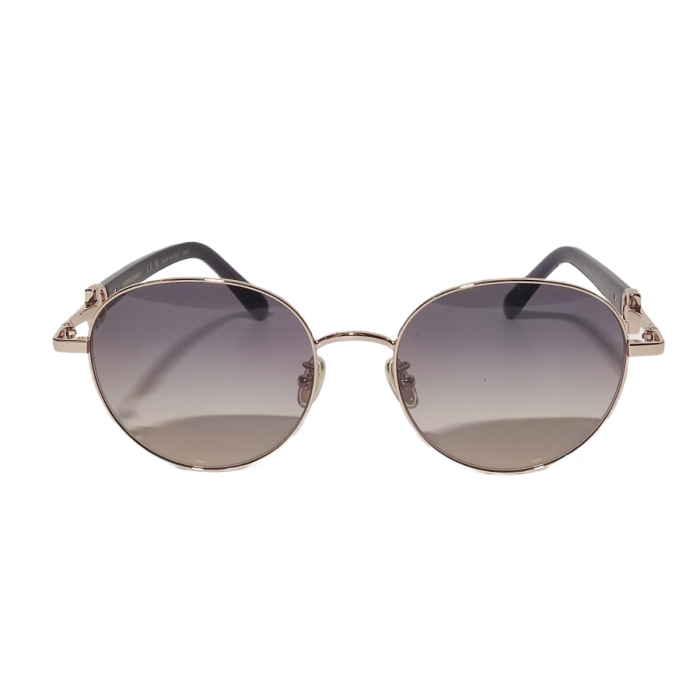 Ferragamo SF315SLBK Round Sunglasses