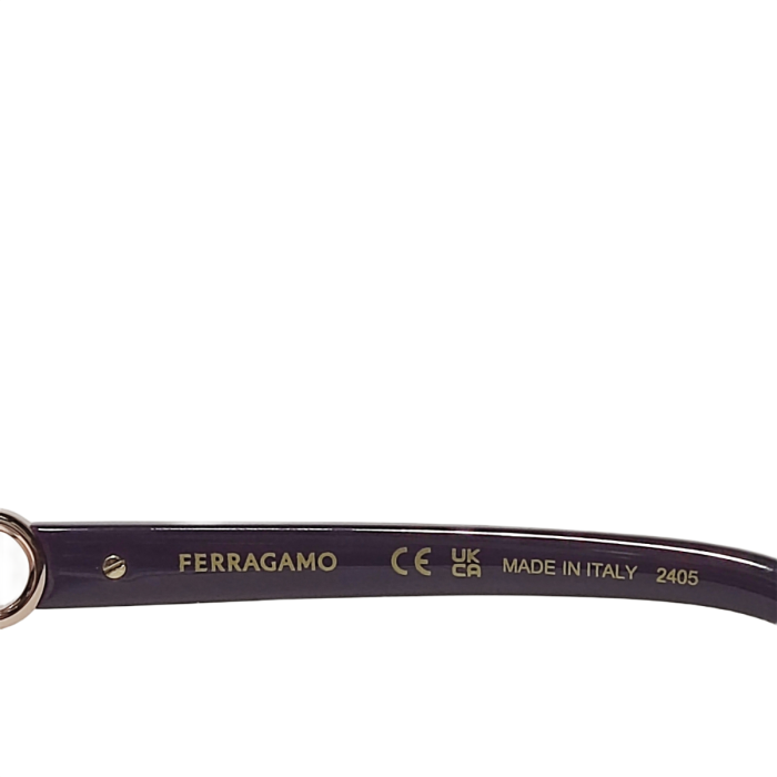 Ferragamo SF315SLBK Round Sunglasses