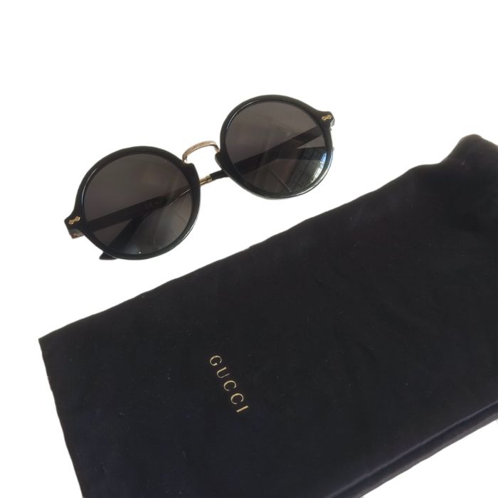 Gucci Acetate Round Frame Sunglasses GG1156/S