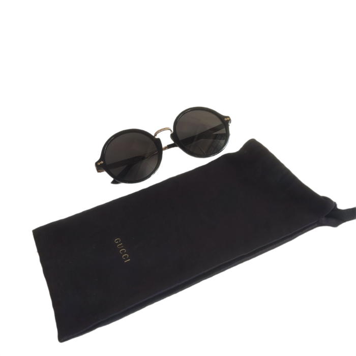 Gucci Acetate Round Frame Sunglasses GG1156/S