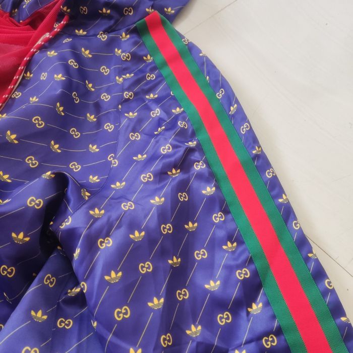 Gucci Adidas Trefoil Print Jacket
