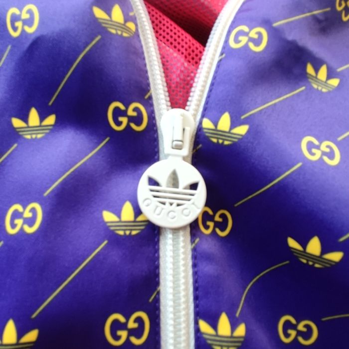 Gucci Adidas Trefoil Print Jacket
