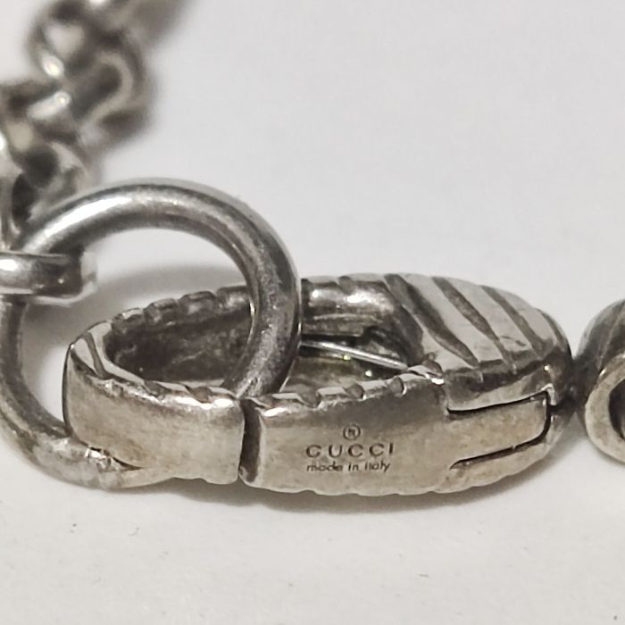 Gucci Anger Forest Wolf Head Pendant Necklace 