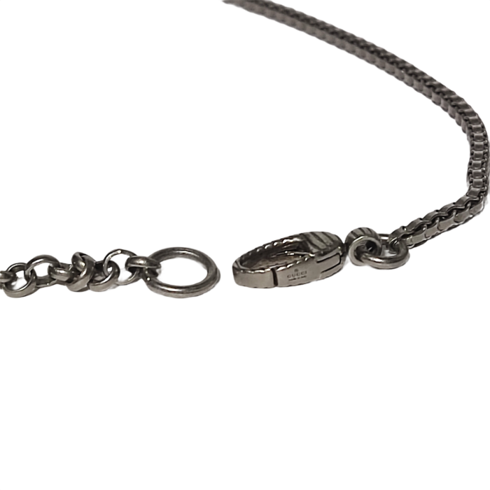 Gucci Anger Forest Wolf Head Pendant Necklace 