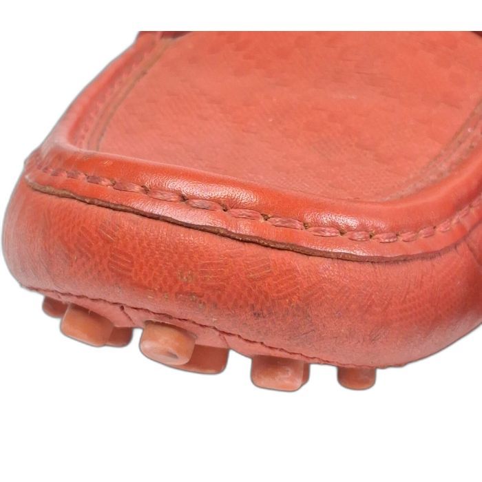 Gucci Diamante Leather Driver Loafers