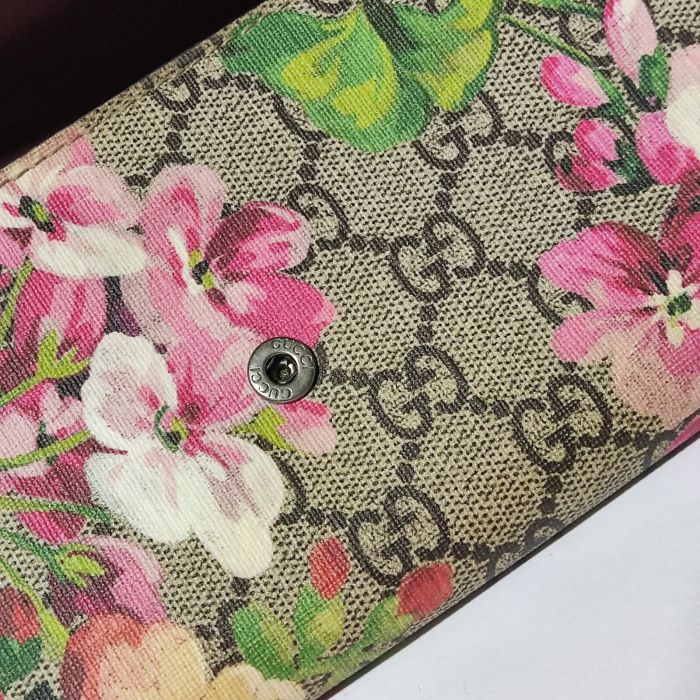 Gucci GG Blooms Purse Long Wallet